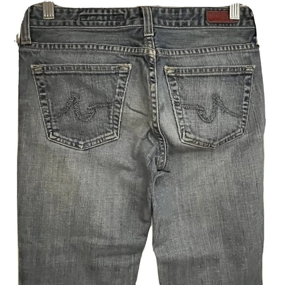 AG Adriano Goldschmied The Club Womens Blue Denim Flare Jeans 26x33 Stretch USA - Picture 3 of 10